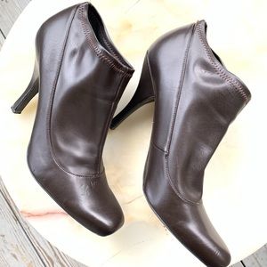 Brown Ankle Boots Nine West Womens Size 10